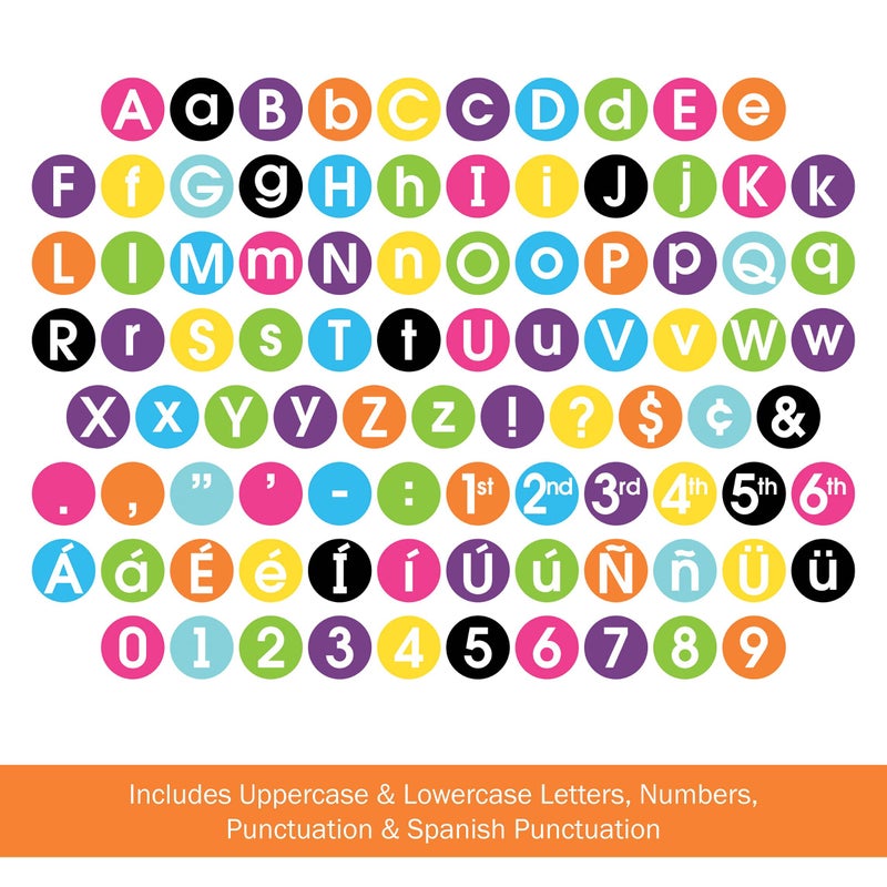 Barker Creek Happy Circle Letters, 3-1/4 in - Image 3
